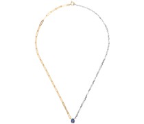 Gold & Silver Sapphire Maxi Necklace