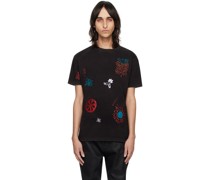 Black March Embroidery T-Shirt