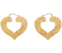 SSENSE Exclusive Gold Heart Earrings