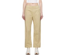 Beige Leyton Trousers