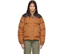 SSENSE Exclusive Brown Christy Down Jacket