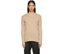 SSENSE Exclusive Beige Milano Long Sleeve T-Shirt