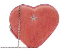Pink Heart Crossbody Bag
