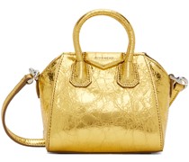 Gold Micro Antigona Bag