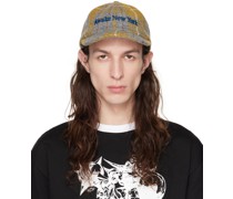 Blue & Yellow Check Cap