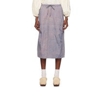 Purple Paco Midi Skirt
