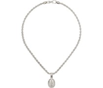 Silver Mary Necklace