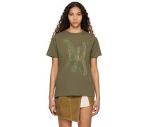Khaki AB Embroidered T-Shirt