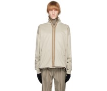 Taupe Ice Touch Overwrap Jacket