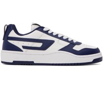 White & Blue S-Ukiyo V2 Low Sneakers