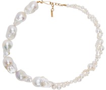 Gold Freshwater Pearls Necklace