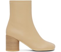 Beige Anatomic Ankle Boots