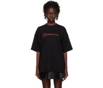 Black 'Reminiscence' T-Shirt