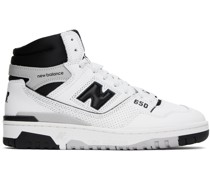 White & Black 650 Sneakers