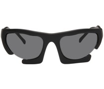 Black Wraparound Sunglasses