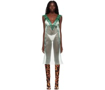 Green Sheer Midi Dress