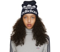 Navy Adidas Edition Logo Beanie
