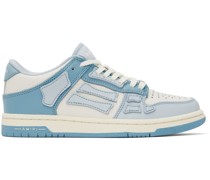 Blue & Off-White Skel-Top Sneakers