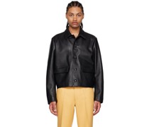 Black Mad Dog Leather Jacket