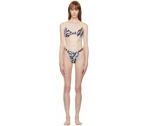 SSENSE Exclusive Blue & Brown Paloma & Luz Bikini