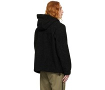 Black Half-Zip Hoodie