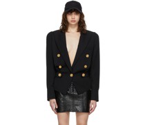 Black Fitted GDP Blazer