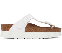 White Papillio Gizeh Sandals