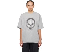Gray Crystal-Cut T-Shirt