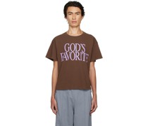 Brown 'God's Favorite' T-Shirt