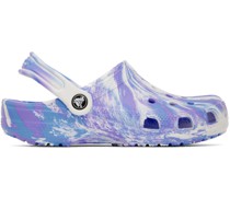 Blue Classic Marbled Clog