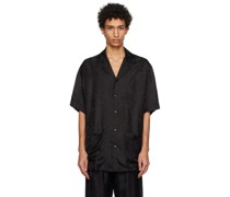 Black Barocco Pyjama Shirt