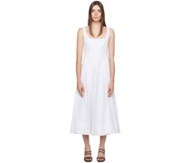 White Wells Midi Dress
