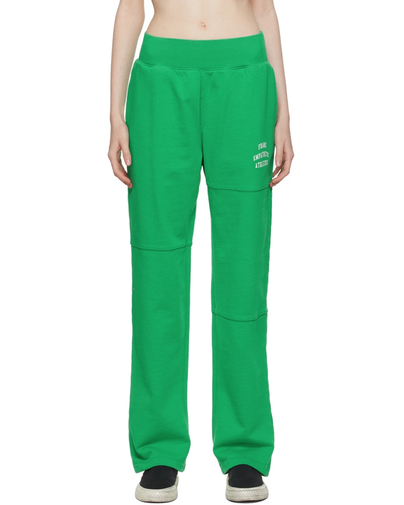 Frame Denim Damen Green Mixed Lounge Pants
