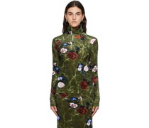 Green Rose Turtleneck