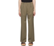 Khaki 'The Suit Pants' Trousers