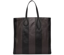 Grey & Black Stripe Sprout Tote