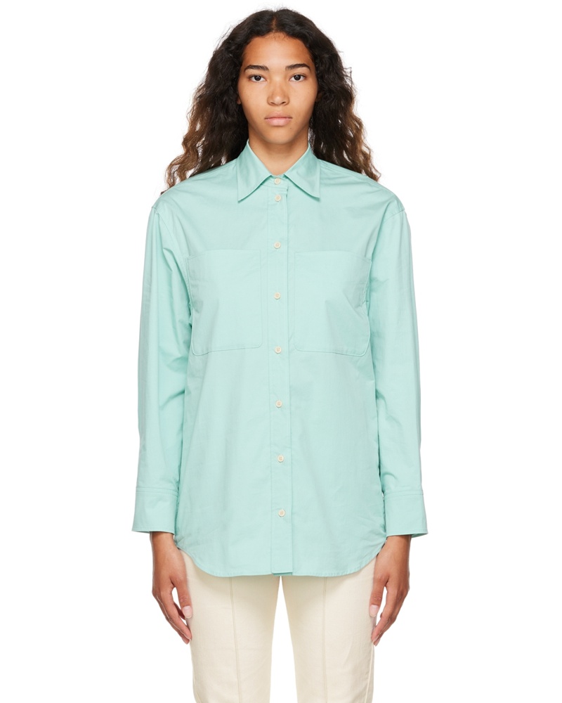 Isabel Marant Damen Blue Orixia Shirt