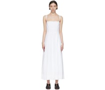 White Margritte Midi Dress