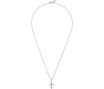 SSENSE Exclusive Silver Cross Necklace
