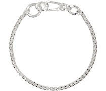 Silver Irio Boxer Necklace