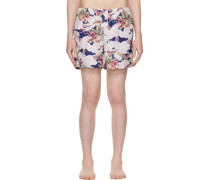 Navy Cloud Swim Shorts