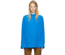 SSENSE Exclusive Blue Button Up Shirt