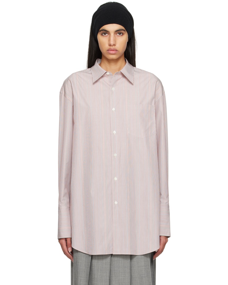 AURALEE Damen Red Stripe Shirt