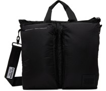 Black Utility Brief Tote