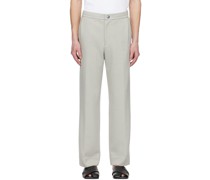 Gray Banding Trousers