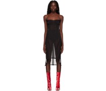 Black Watson Midi Dress