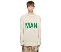 Off-White Loose Thread Sweater