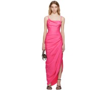 Pink Le Raphia 'La Robe Saudade' Maxi Dress