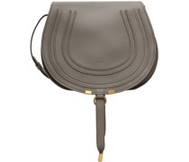 Gray Medium Marcie Saddle Bag