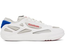 White & Blue Club C FWD Sneakers